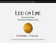 Tablet Screenshot of ledonline.it